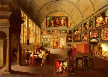 弗朗斯 小弗蘭肯 The Interior Of A Picture Gallery 弗朗斯 小弗蘭肯 The Interior Of A Picture Gallery